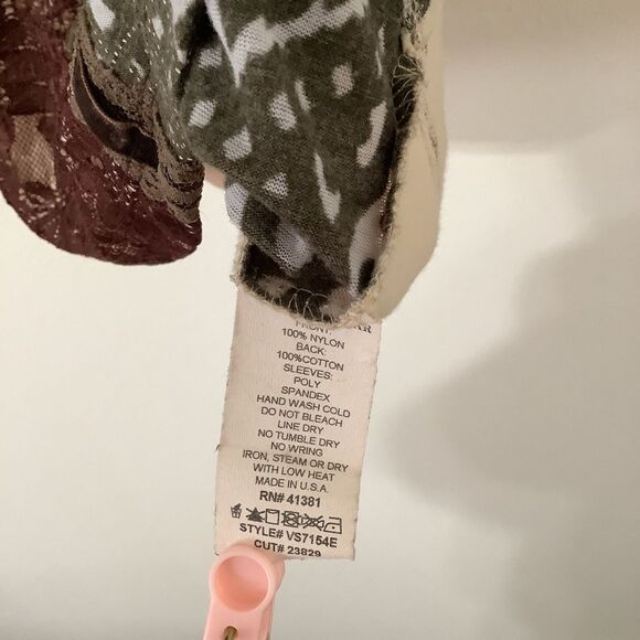 Vanilla Sugar Vintage Y2K Fairy Grunge Fairycore Boho Tie Dye Patchwork Blouse L - Picture 7 of 16